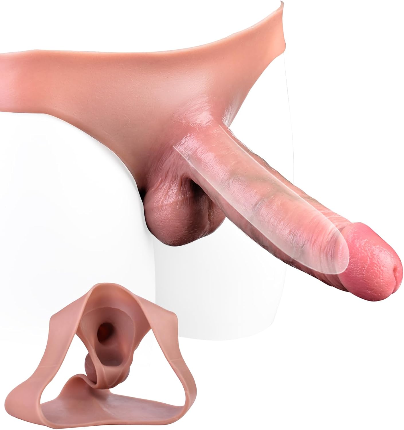 Strap-On Dildo Silicone Wearable Dildos Panties