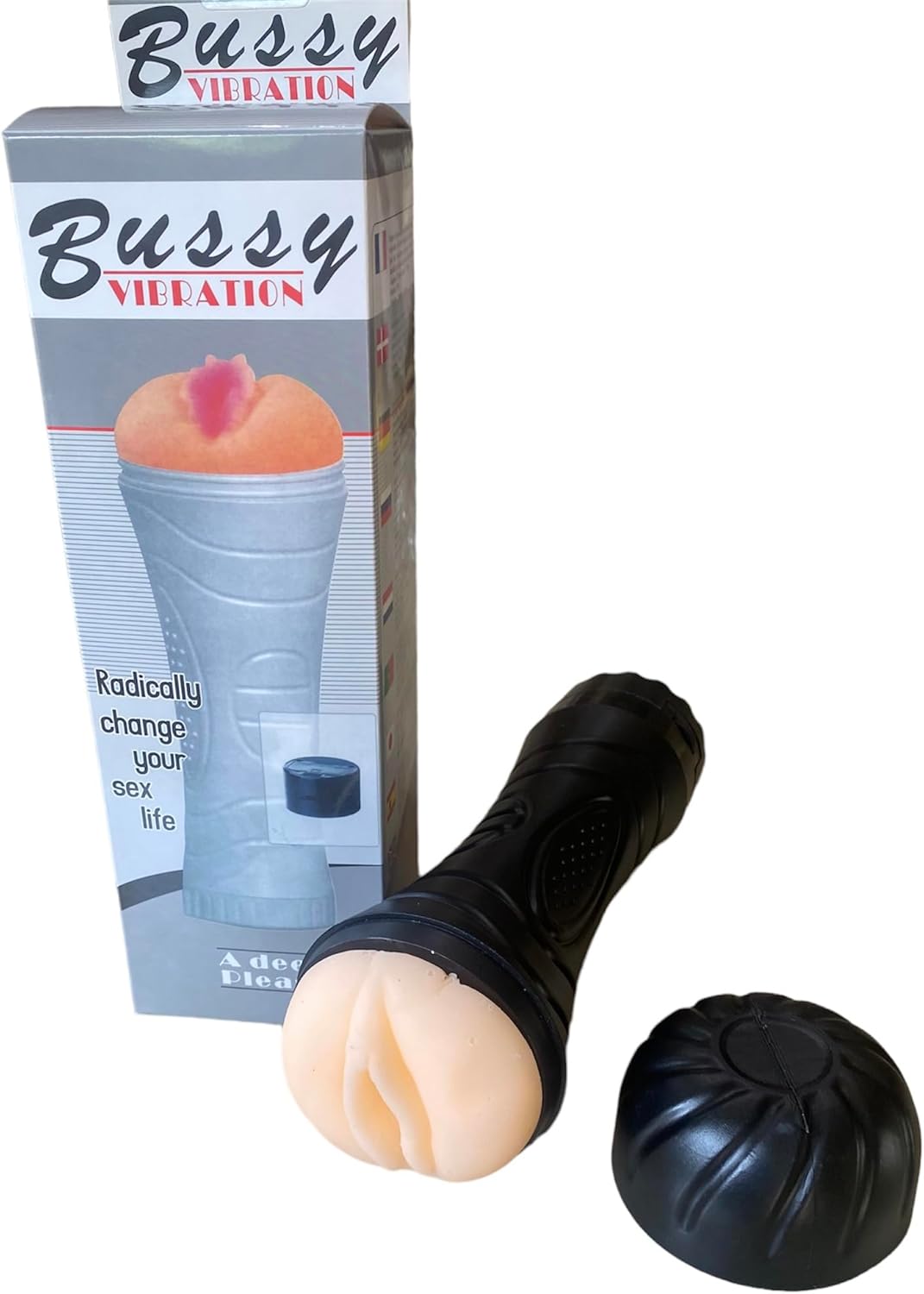 Bussy Vibration  Cup Flashlight (Toys For Men)