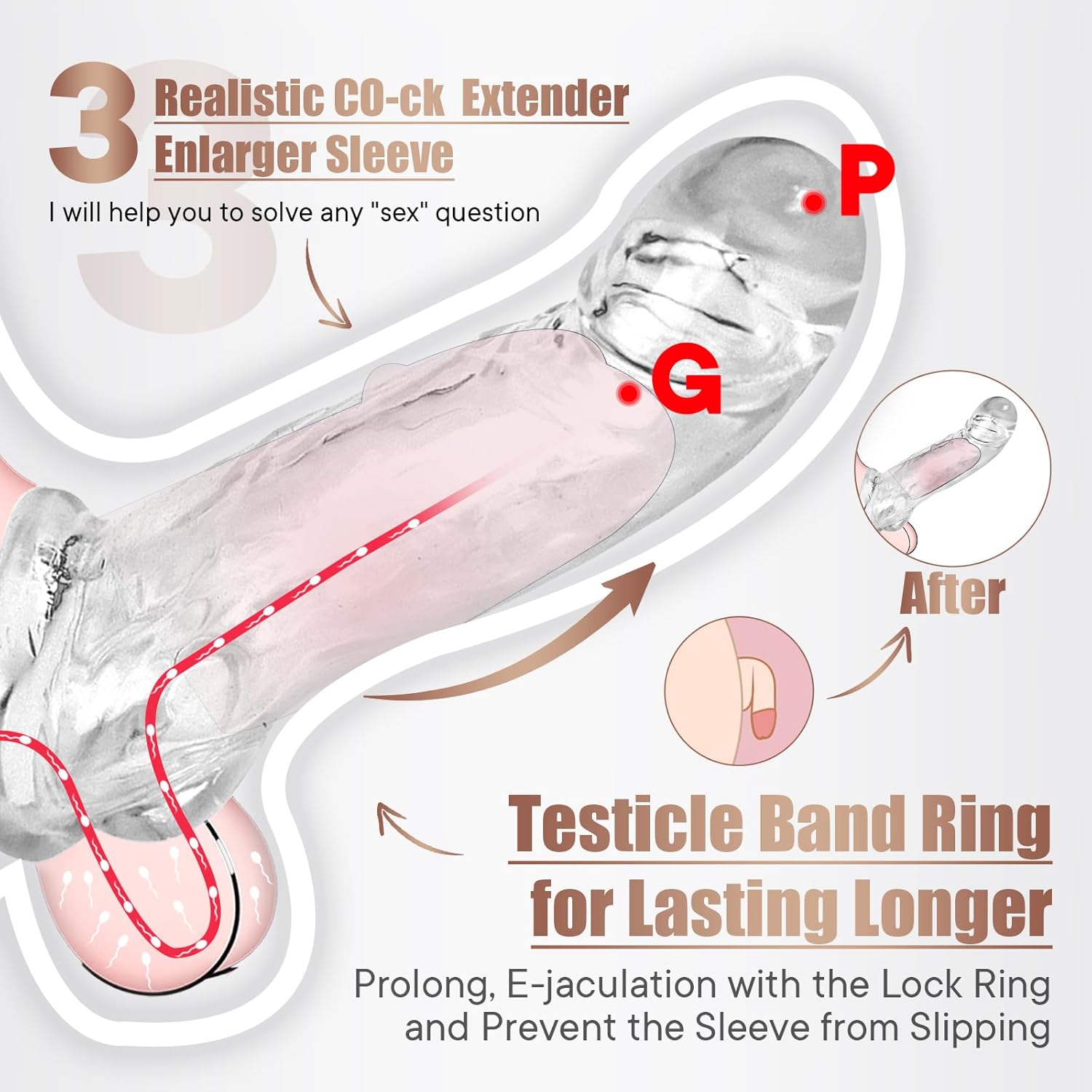 Crystal Re useable Sleeve 6 Inch