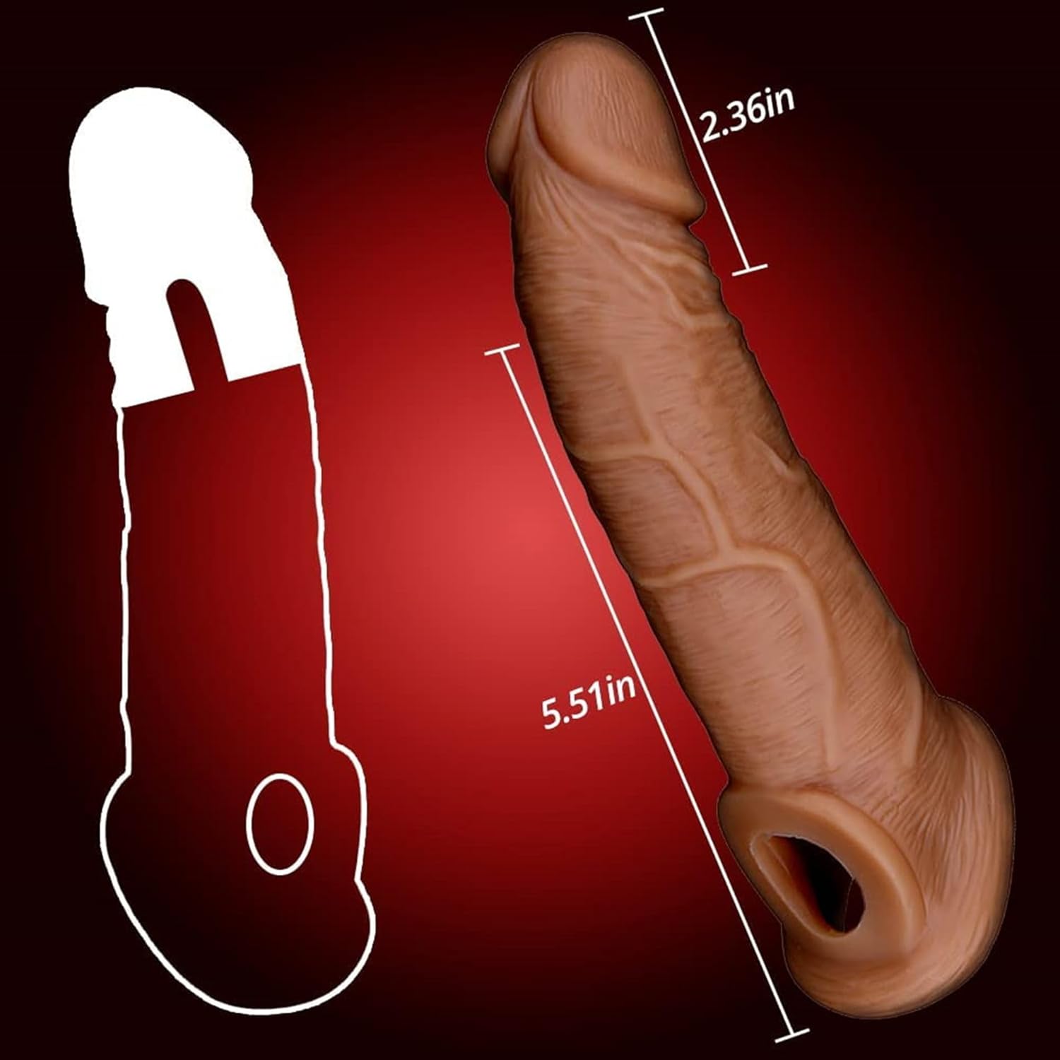 8 Inch Sleeve Brown