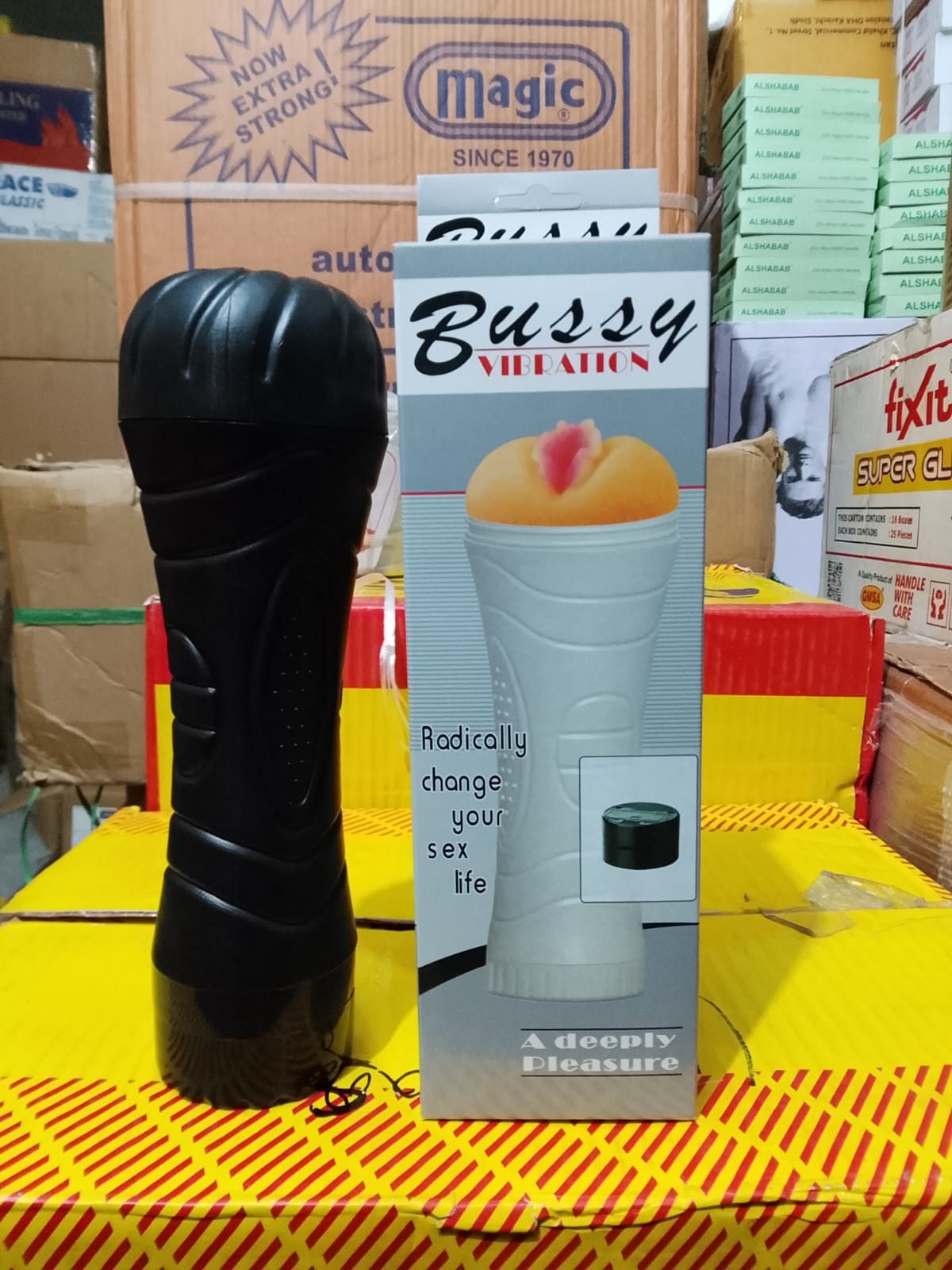 Bussy Vibration  Cup Flashlight (Toys For Men)